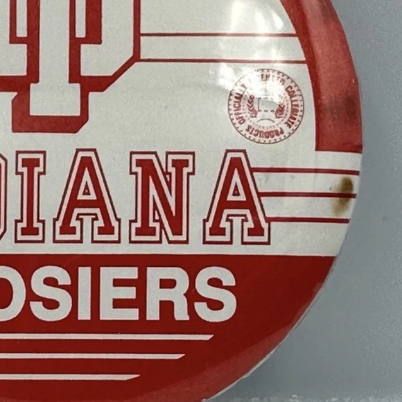 Vintage Indiana Hoosiers
Basketball Pinback Button- 2.25” - Picture 3 of 4
